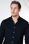 Kronstadt Dean Diego Cotton henley shirt Black