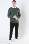 Clean Cut Copenhagen Merino Wool Crew Sticka Army Melange