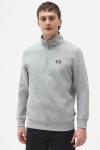 Dickies OAKPORT QUARTER ZIP GREY MELANGE