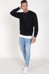 Jack & Jones Soft Sweat Crew Neck Black