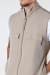 ONLY & SONS ONSSHEPARD NYLON POCKET VEST Chinchilla