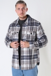 Jack & Jones JOROLLIE CHECK SHIRT JACKET LS LN Grey Melange  /CHECK