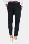 Gabba Pisa Chino Check Byxor Navy Green