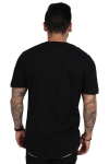 Liebhaveri Vintage Mens Longline T-shirt Svart