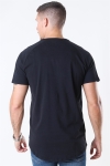 Jack & Jones Curved Tee Black