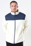 Rains Fleece Zip Puller Jacka Off White