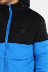 Urban Classics TB2425 Hooded 2-Tone Puffer Jacka Bright Blue/Black