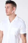 Only & Sons Silo Solid Viscose Skjorta White