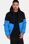 Urban Classics TB2425 Hooded 2-Tone Puffer Jacka Bright Blue/Black