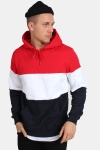 Klockaban Classics TB1870 Hoody Fire Red/White/Navy