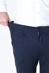 Kronstadt Club Texture Pants Navy Check