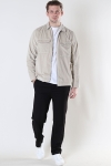 ONLY & SONS Luis Overshirt LS Zip Cord Silver Lining