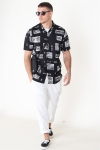 Only & Sons Oliver SS Printed Skjorta Black