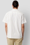 Clean Cut Copenhagen Bowling Harrison S/S Khaki Stripe