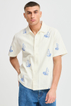 Solid Ottild SS Shirt  Off White