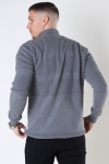 Kronstadt Hannes half zip cotton knit Anthracite