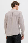 Jack & Jones Summer Half Placket Shirt Ls Crockery