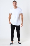 Solid Dew SS Long T-shirt White