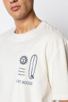Fat Moose Surf T-shirt Ecru