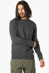 Fat Moose Cameron O-Neck Knit Dark Grey Mix