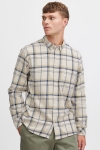 Solid Gisa Shirt Oatmeal
