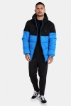 Urban Classics TB2425 Hooded 2-Tone Puffer Jacka Bright Blue/Black