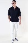 ONLY & SONS ONSWYLER LIFE SS POLO ZIP RLX KNIT Dark Navy