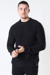 Only & Sons Kelvin 5 Struc Crew Neck Sticka Black