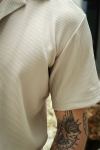 Selected Relax Plisse Resort SS Shirt Pure Cashmere