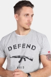 Defend Paris Paris T-shirt Grey