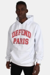 Defend Paris 92 Hoodies Tröja Capuche White