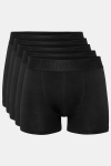 Resteröds Bambu 5-Pack Gunnar Boxershorts Black