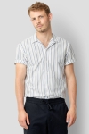 Clean Cut Copenhagen Bowling Harrison S/S Blue Stripe