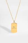 Northern Legacy Vegvisir Tag Halsband Guld