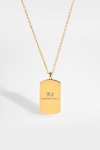 Northern Legacy Vegvisir Tag Halsband Guld