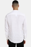 Only & Sons Luke LS Linen Mandarine Skjorta White