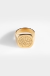 Northern Legacy Oversize Vegvisir Ringa Gold