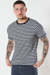 Basic Brand T-shirt Striped Black/White