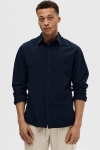 Selected Slim Sun Linen Shirt LS Sky Captain