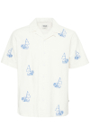 Solid Ottild SS Shirt  Off White