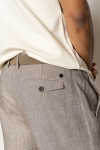 Clean Cut Copenhagen Tokyo Roman Linen Pants Khaki Melange