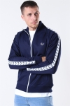 Fred Perry Taped Track Jacka Carbon Blue