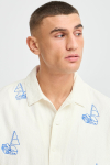 Solid Ottild SS Shirt  Off White