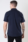 Clean Cut Copenhagen Hudson SOLID Stretch Shirt S/S Navy