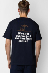 Clean Cut Copenhagen Fred organic T-shirt SS Navy