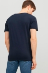 Jack & Jones Logo Tee 2 Col Navy Blazer