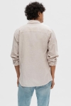 Selected Slim Sun Linen Shirt LS Pure Cashmere