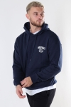 Jack & Jones JORBRINK CREST SWEAT HOOD Navy Blazer