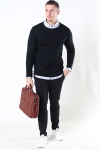 Clean Cut Copenhagen Merino Wool Crew Sticka Black