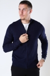 JEFF LAUGE FULL ZIP CARDIGAN Navy